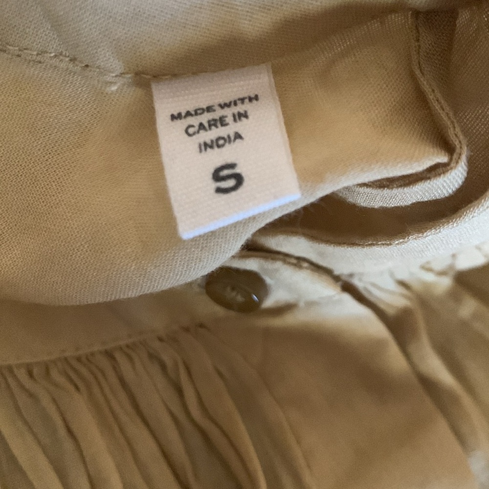 NWT Doen Jane Blouse - Palomino - Size Small - Picture 10 of 11